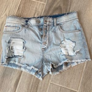 Express blue Jean shorts